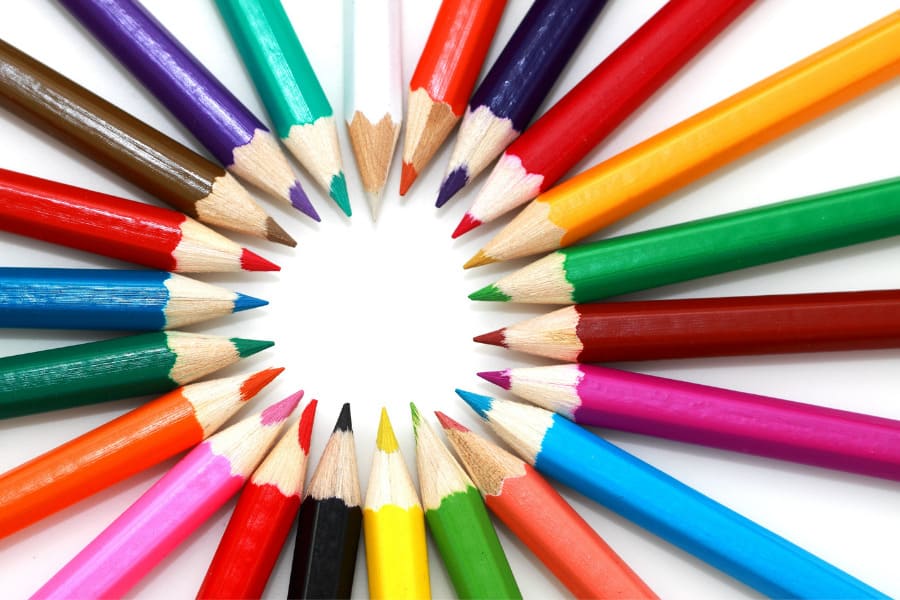 Lápices de colores: Tipos de lápices y técnicas