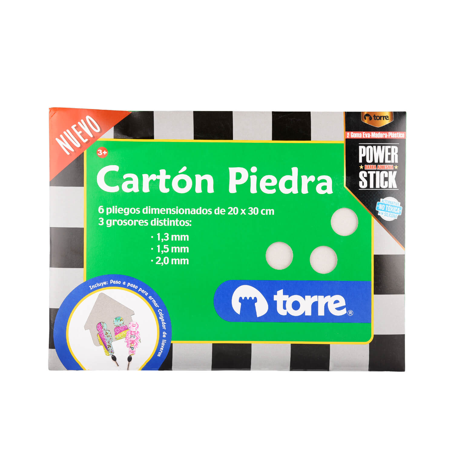 CARTÓN PIEDRA 77 X 55 CM 1.5 MM